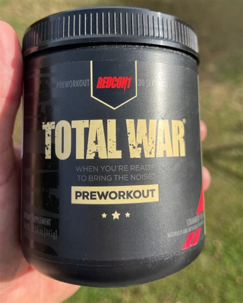 Redcon1 Total War Pre Workout Review .